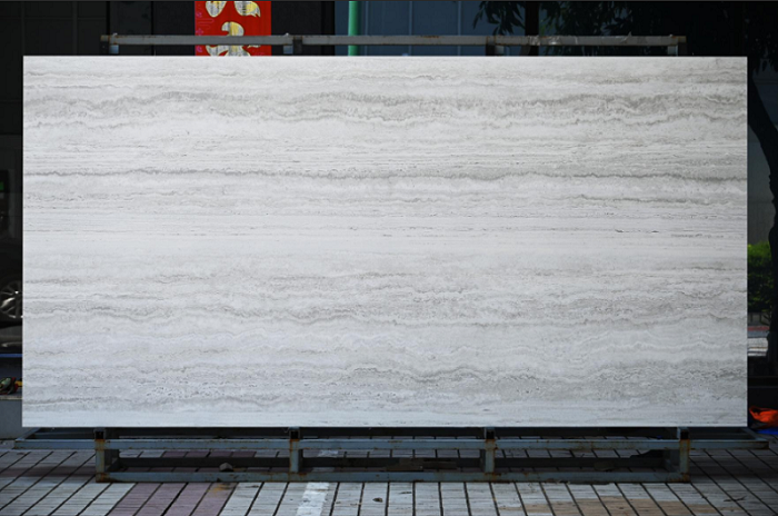 White Grey Travertine
